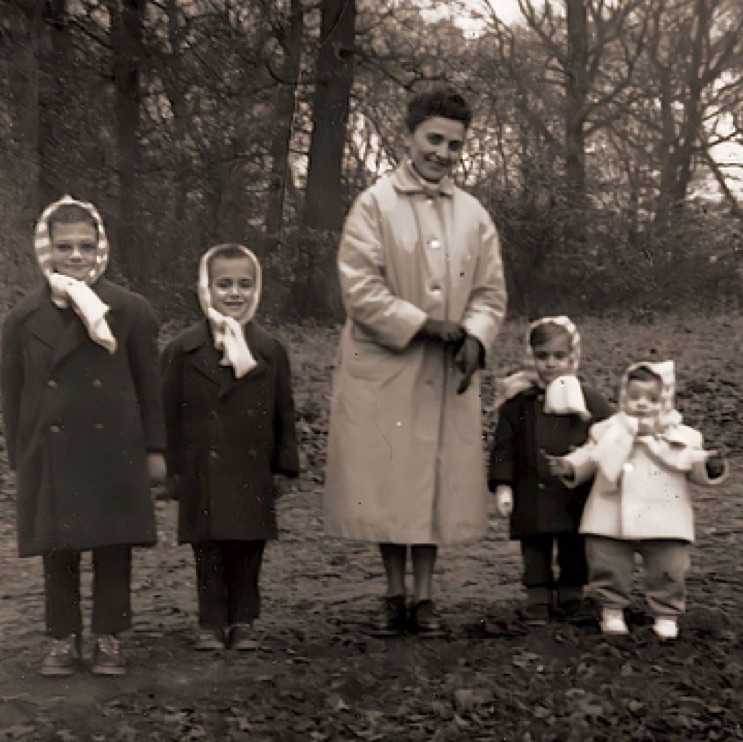 Promenade en forêt hiver 1957